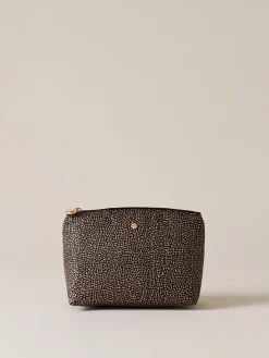 Vedi Tutti|Beauty Case<Borbonese BUSTINA CLASSICA MEDIUM OP NATURALE/NERO