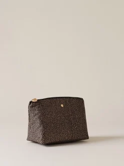 Vedi Tutti|Beauty Case<Borbonese BUSTINA CLASSICA MEDIUM OP NATURALE/NERO