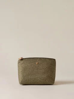 Vedi Tutti|Beauty Case<Borbonese BUSTINA CLASSICA MEDIUM OLIVE