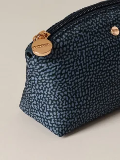 Vedi Tutti|Beauty Case<Borbonese BUSTINA CLASSICA SMALL BLU LAPIS