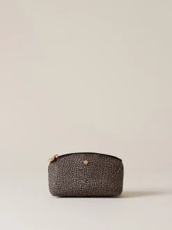 Vedi Tutti|Beauty Case<Borbonese BUSTINA CLASSICA SMALL OP NATURALE/NERO