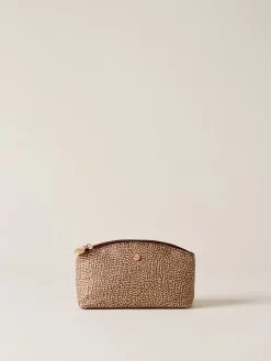 Vedi Tutti|Beauty Case<Borbonese BUSTINA CLASSICA SMALL BEIGE/MARRONE