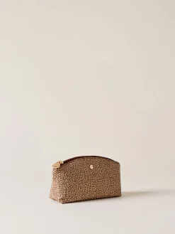 Vedi Tutti|Beauty Case<Borbonese BUSTINA CLASSICA SMALL BEIGE/MARRONE