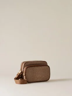 Vedi Tutti|Borse A Tracolla<Borbonese CAMERA CASE SMALL BEIGE/MARRONE