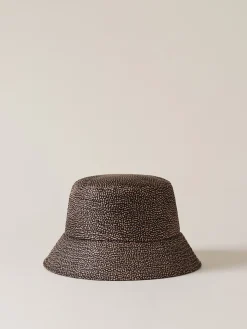 Vedi Tutti|Tessili<Borbonese CAPPELLO OP NATURALE/NERO