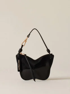 Vedi Tutti|Portachiavi<Borbonese CHARM BORBOLETINA NERO