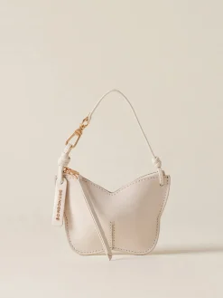 Vedi Tutti|Portachiavi<Borbonese CHARM BORBOLETINA WHITE COTTON