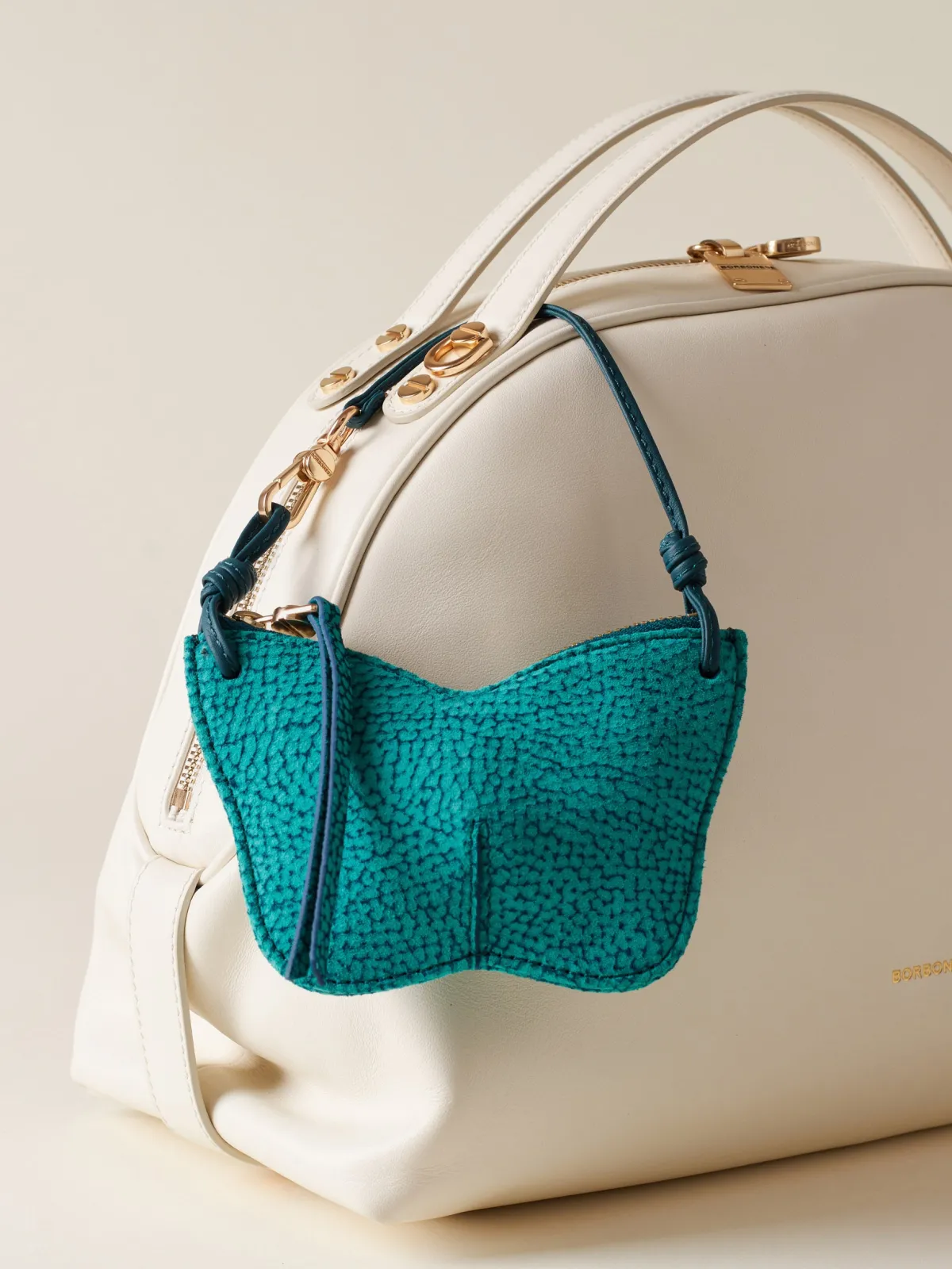 Vedi Tutti|Portachiavi<Borbonese CHARM BORBOLETINA EMERALD