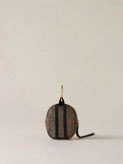 Vedi Tutti|Portachiavi<Borbonese CHARM CANE OP NATURALE/NERO