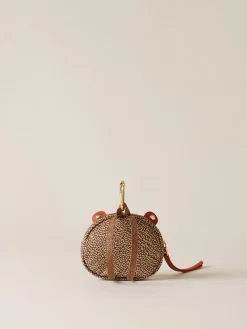 Vedi Tutti<Borbonese CHARM ORSO BEIGE/RED PAPAYA
