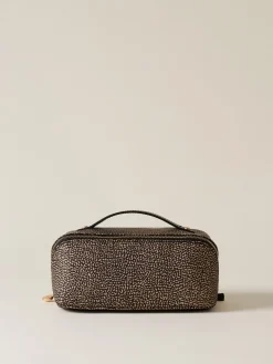 Vedi Tutti|Beauty Case<Borbonese CLASSICA BEAUTY CASE OP NATURALE/NERO