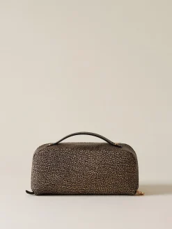Vedi Tutti|Beauty Case<Borbonese CLASSICA BEAUTY CASE OP NATURALE/NERO