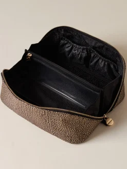 Vedi Tutti|Beauty Case<Borbonese CLASSICA BEAUTY CASE OP NATURALE/NERO
