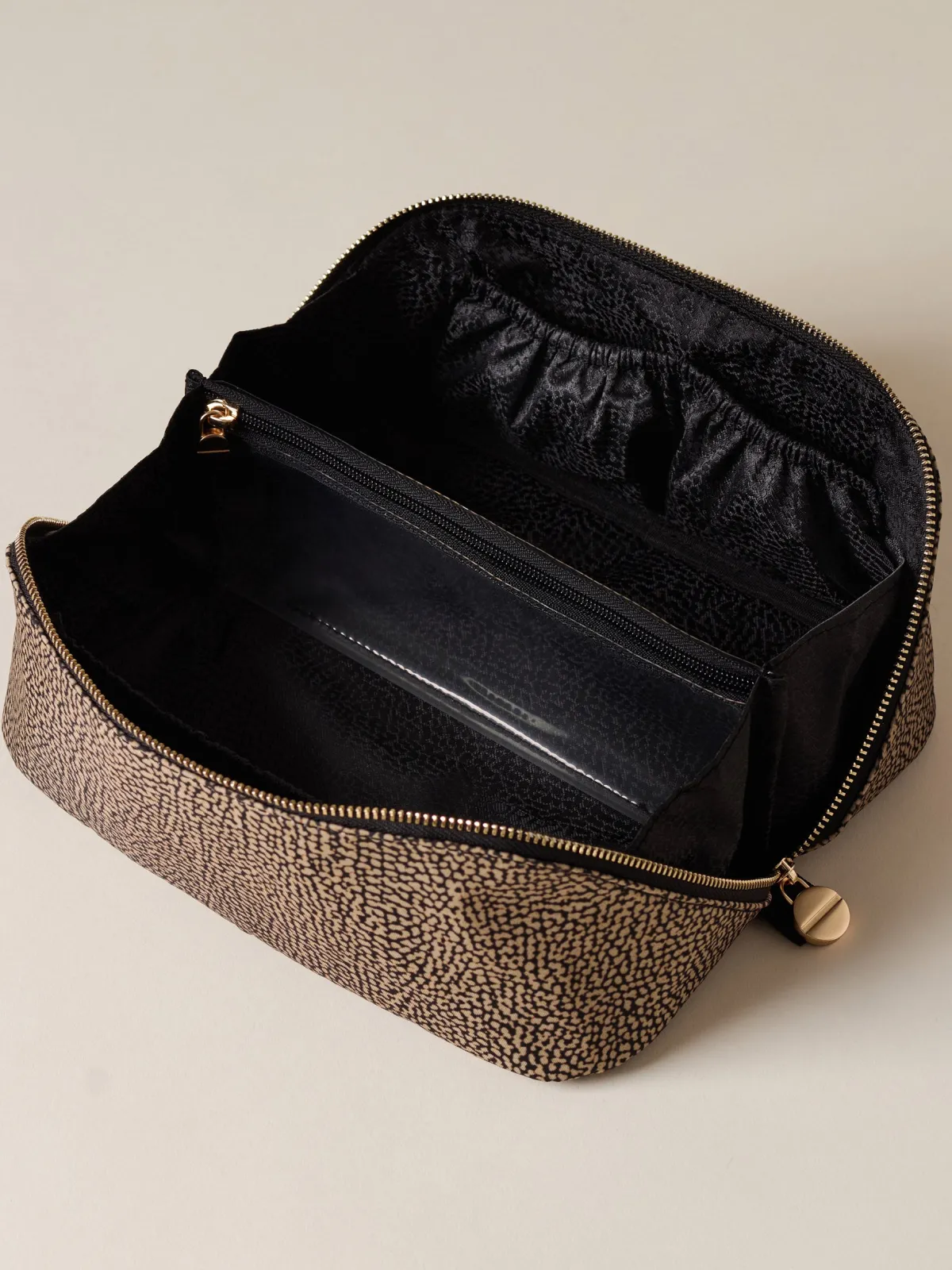 Vedi Tutti|Beauty Case<Borbonese CLASSICA BEAUTY CASE OP NATURALE/NERO