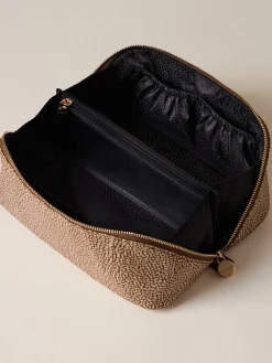 Vedi Tutti|Beauty Case<Borbonese CLASSICA BEAUTY CASE BEIGE/MARRONE