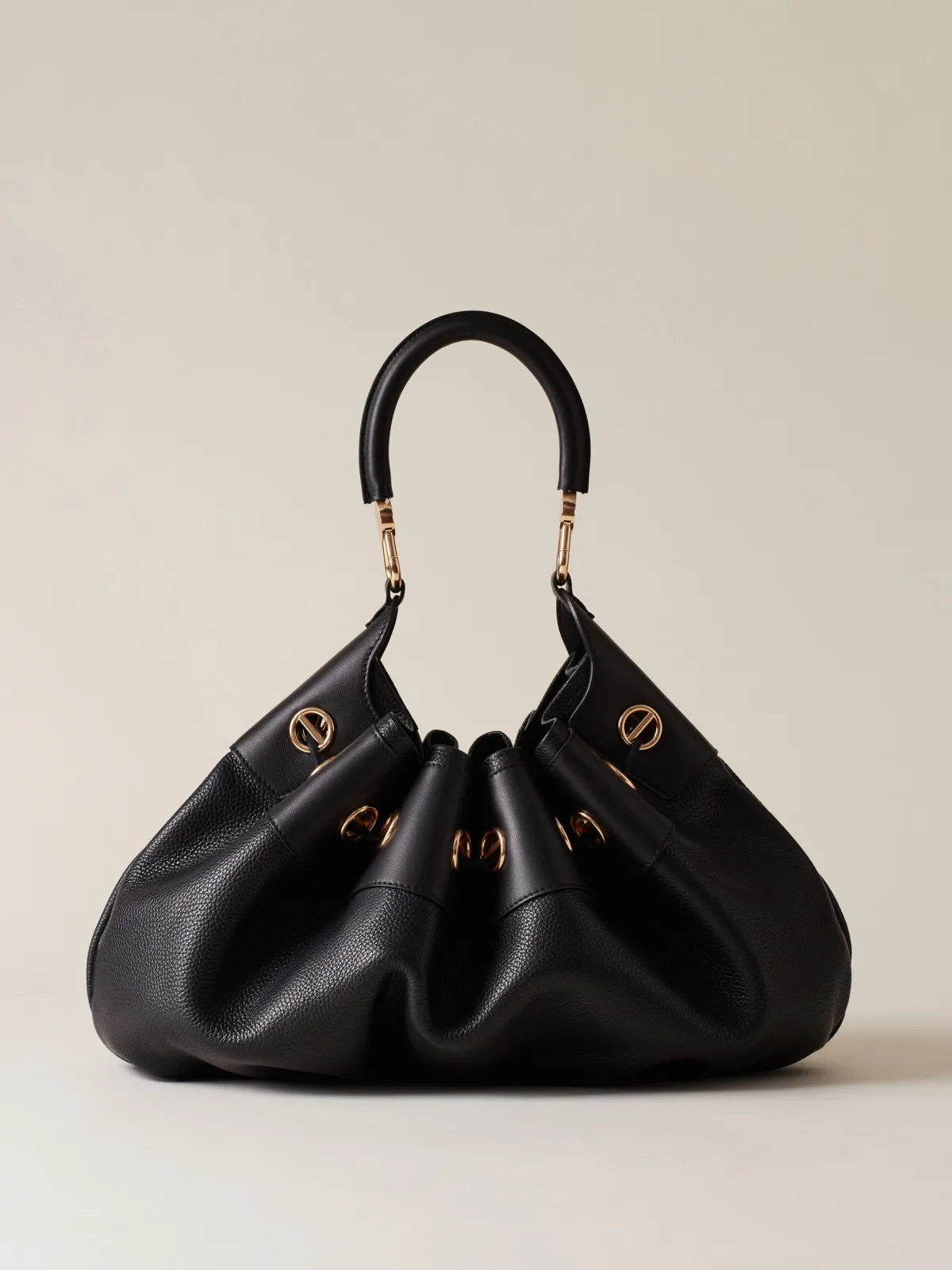 Vedi Tutti|Borse Hobo<Borbonese COLLIER BORSA HOBO LARGE NERO
