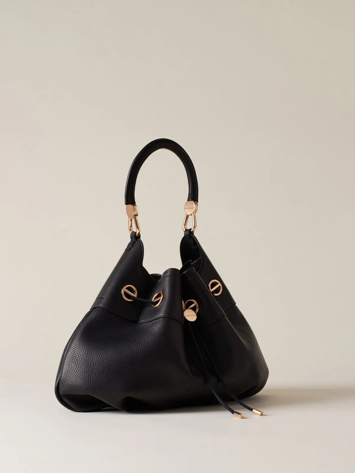 Vedi Tutti|Borse Hobo<Borbonese COLLIER BORSA HOBO MEDIUM NERO