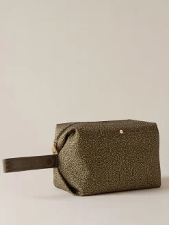 Vedi Tutti|Beauty Case<Borbonese COSMETIC CASE CLASSICA MEDIUM OLIVE