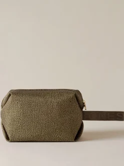 Vedi Tutti|Beauty Case<Borbonese COSMETIC CASE CLASSICA MEDIUM OLIVE