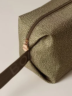 Vedi Tutti|Beauty Case<Borbonese COSMETIC CASE CLASSICA MEDIUM OLIVE
