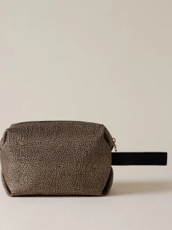 Vedi Tutti|Beauty Case<Borbonese COSMETIC CASE CLASSICA MEDIUM OP NATURALE/NERO