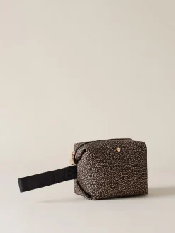 Vedi Tutti|Beauty Case<Borbonese COSMETIC CASE SMALL OP NATURALE/NERO