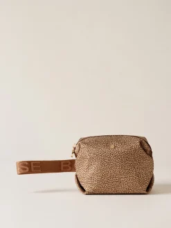 Vedi Tutti|Beauty Case<Borbonese COSMETIC CASE SMALL BEIGE/MARRONE