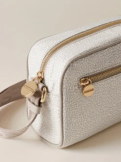 Vedi Tutti|Eco Line<Borbonese ECO LINE BORSA CAMERA CASE WHITE COTTON
