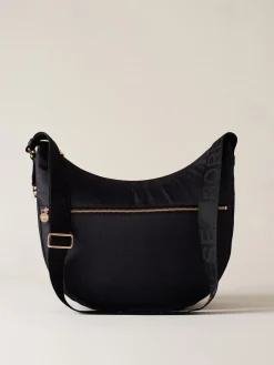 Vedi Tutti|Borse A Tracolla<Borbonese ECO LINE LUNA BAG MEDIUM DARK BLACK