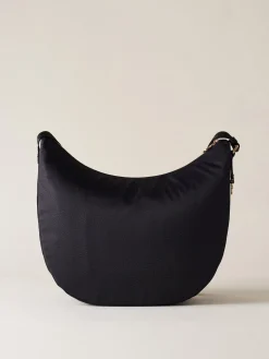 Vedi Tutti|Borse A Tracolla<Borbonese ECO LINE LUNA BAG MEDIUM DARK BLACK