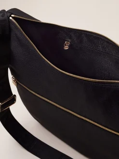 Vedi Tutti|Borse A Tracolla<Borbonese ECO LINE LUNA BAG MEDIUM DARK BLACK
