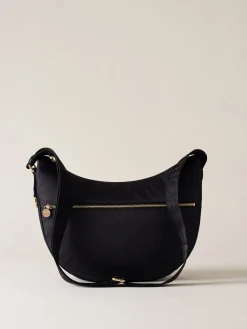 Vedi Tutti|Borse A Tracolla<Borbonese ECO LINE LUNA BAG MIDDLE DARK BLACK