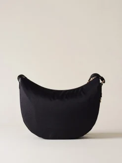 Vedi Tutti|Borse A Tracolla<Borbonese ECO LINE LUNA BAG MIDDLE DARK BLACK