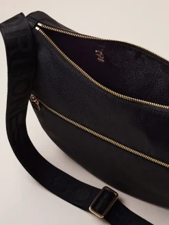 Vedi Tutti|Borse A Tracolla<Borbonese ECO LINE LUNA BAG MIDDLE DARK BLACK