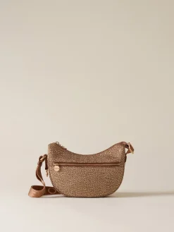 Vedi Tutti|Borse A Tracolla<Borbonese ECO LINE LUNA BAG MINI BEIGE/MARRONE