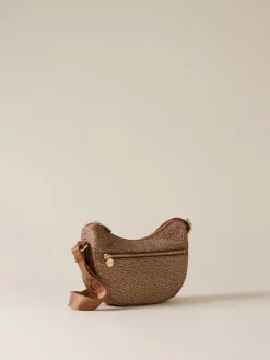 Vedi Tutti|Borse A Tracolla<Borbonese ECO LINE LUNA BAG MINI BEIGE/MARRONE