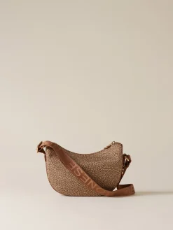 Vedi Tutti|Borse A Tracolla<Borbonese ECO LINE LUNA BAG MINI BEIGE/MARRONE