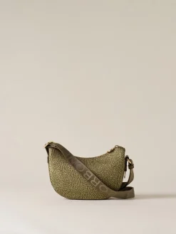 Vedi Tutti|Borse A Tracolla<Borbonese ECO LINE LUNA BAG MINI OLIVE