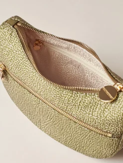 Vedi Tutti|Borse A Tracolla<Borbonese ECO LINE LUNA BAG MINI OLIVE