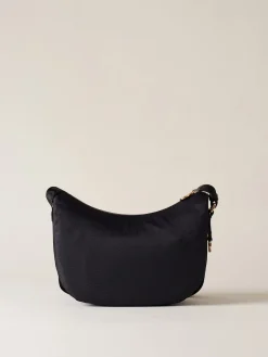 Vedi Tutti|Borse A Tracolla<Borbonese ECO LINE LUNA BAG SMALL DARK BLACK