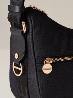 Vedi Tutti|Borse A Tracolla<Borbonese ECO LINE LUNA BAG SMALL DARK BLACK