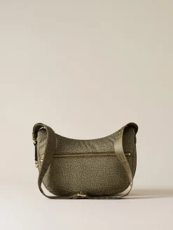 Vedi Tutti|Borse A Tracolla<Borbonese ECO LINE LUNA BAG SMALL OLIVE