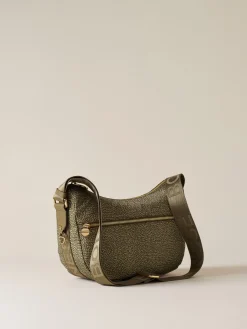 Vedi Tutti|Borse A Tracolla<Borbonese ECO LINE LUNA BAG SMALL OLIVE