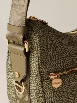 Vedi Tutti|Borse A Tracolla<Borbonese ECO LINE LUNA BAG SMALL OLIVE