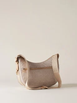 Vedi Tutti|Borse A Tracolla<Borbonese ECO LINE LUNA BAG SMALL SABBIA