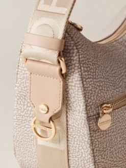 Vedi Tutti|Borse A Tracolla<Borbonese ECO LINE LUNA BAG SMALL SABBIA
