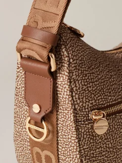 Vedi Tutti|Borse A Tracolla<Borbonese ECO LINE LUNA BAG SMALL BEIGE/MARRONE