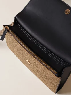 Vedi Tutti|Beauty Case<Borbonese FLAT POUCH OP NATURALE/NERO