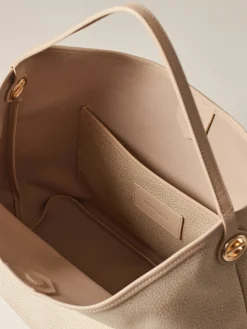 Vedi Tutti|Borse Hobo<Borbonese FLIGHT BORSA HOBO MEDIUM SABBIA