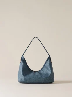 Vedi Tutti|Borse Hobo<Borbonese FLIGHT BORSA HOBO SMALL DENIM